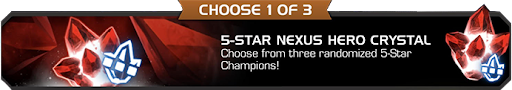 Screenshot of the 5-Star Nexus Hero Crystal.