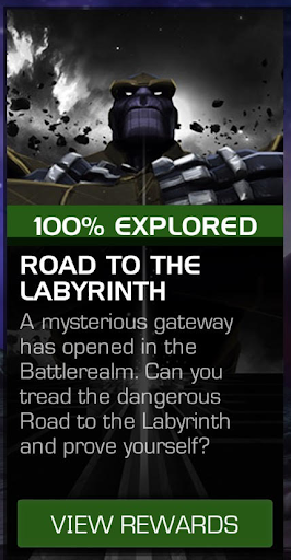 A screenshot of the Road to Labyrinth Special Quest.