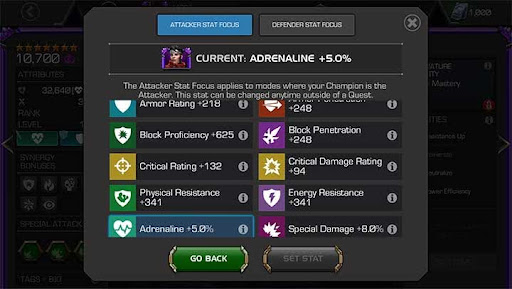 A screenshot of the Attacker Stats is available in Stat Focus.