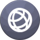 Image of the gray global node icon.