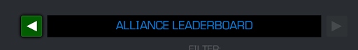 An image of the Alliance’s leaderboards menu