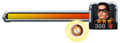 An image of Winter Soldier's health bar display with the Critical Damage status effect icon highlighted underneath.