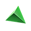 Image of a tier 1 Emerald Upgrade Gem.