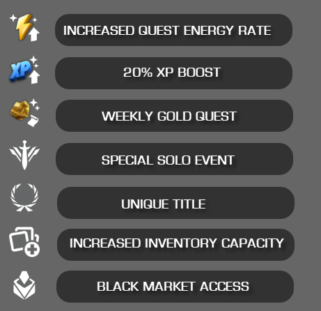 An image displaying the rewards received from subscribing to the Summoner Sigil.