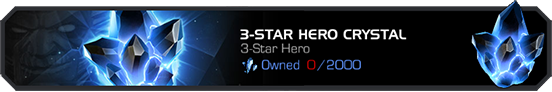 Screenshot of the 3-Star Hero Crystal.