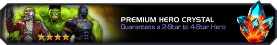 Screenshot of the Premium Hero Crystal