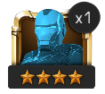 An Iron Man basic Champion profile icon.