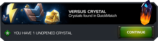Screenshot of the Versus Crystal.