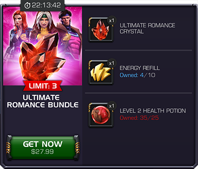 Screenshot of Ultimate Romance Bundle offer