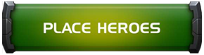 A screenshot of the green button labeled place heroes that can be found in alliance wars.