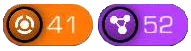 An image of the orange local node icon beside the purple linked node icon, each with the number of nodes on the map.