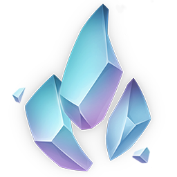 An image of crystal shards