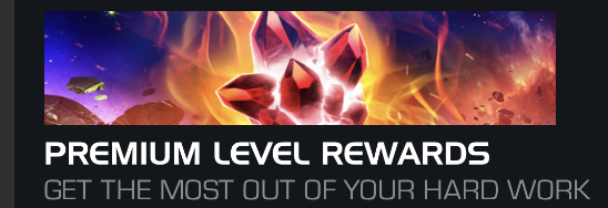 An image of the Premium Level Rewards banner.